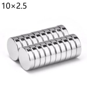 10mm x 2.5mm (10x2.5 mm) Neodymium Disc Strong Magnet