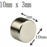 10mm x 3mm (10x3 mm) Neodymium Disc Strong Magnet