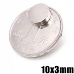 10mm x 3mm (10x3 mm) Neodymium Disc Strong Magnet