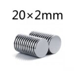 20mm x 2mm (20x2 mm) Neodymium Disc Strong Magnet