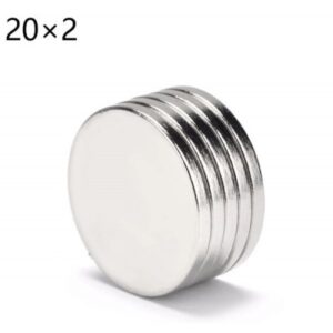 20mm x 2mm (20x2 mm) Neodymium Disc Strong Magnet