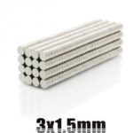 3mm x 1.5mm (3x1.5 mm) Neodymium Disc Strong Magnet