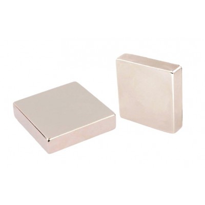 50mm x 50mm x 12.5mm (50x50x12.5 mm) Neodymium Block Magnet