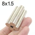 8mm x 1.5mm (8x1.5 mm) Neodymium Disc Strong Magnet