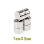 7x5 mm Minor Round Rare Earth Magnet 7mmx5mm