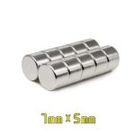 7x5 mm Minor Round Rare Earth Magnet 7mmx5mm