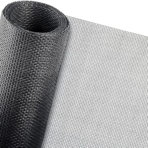 Wires & Meshes Stainless Steel SS 304 Mosquito Net (Black Powder Coated) Wire/Wirenetting Mesh Roll