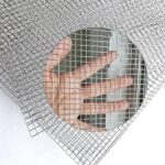 Stainless Mesh Screen 304 Wire Mesh Screen Never Rust Upgraded SS Wire Mesh, 4 Mesh Completely Welded