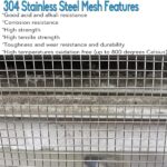 Stainless Mesh Screen 304 Wire Mesh Screen Never Rust Upgraded SS Wire Mesh, 4 Mesh Completely Welded