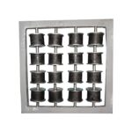 Hopper Magnet Square Shape Size 16 Pcs of Black Magnet