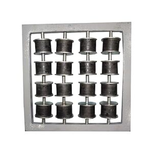 Hopper Magnet Square Shape Size 12" x 12" 16 Pcs of Black Magnet - Pack of 1 (Square)