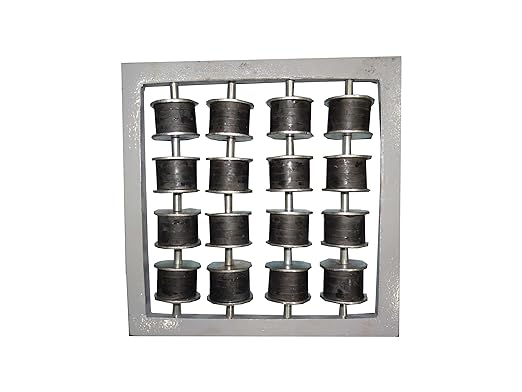 Hopper Magnet Square Shape Size 12" x 12" 16 Pcs of Black Magnet - Pack of 1 (Square)