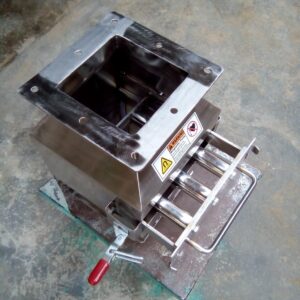 Stainless Steel Drawer Magnet, Open Flange with Customized Fitting 8"×8"×11" Height, with 7 Magnetic Rods, in Triple Grill  2+3+2